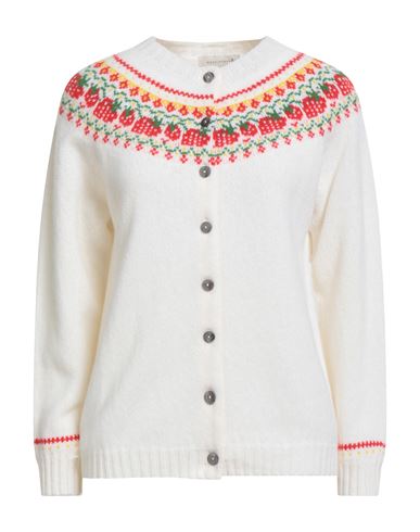 Mackintosh Woman Cardigan White Size L Lambswool In White