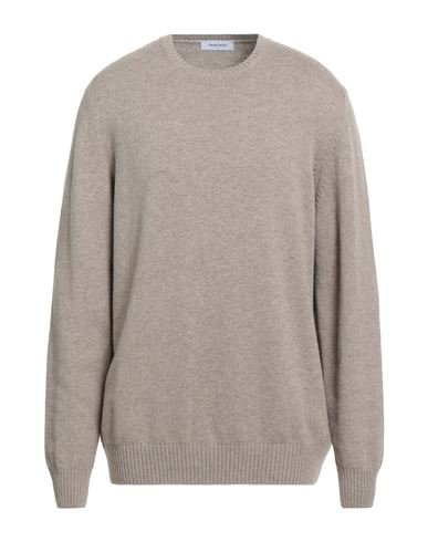 Gran Sasso Man Sweater Beige Size 46 Virgin Wool, Viscose, Cashmere In Gray