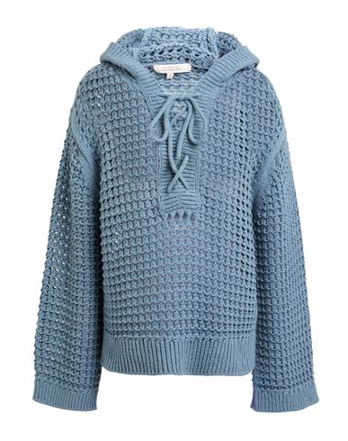Dorothee Schumacher Woman Sweater Slate Blue Size 3 Cotton, Polyamide, Elastane In Blue