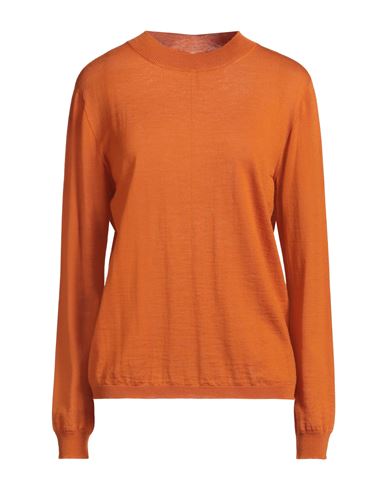 Liviana Conti Woman Sweater Orange Size M Virgin Wool