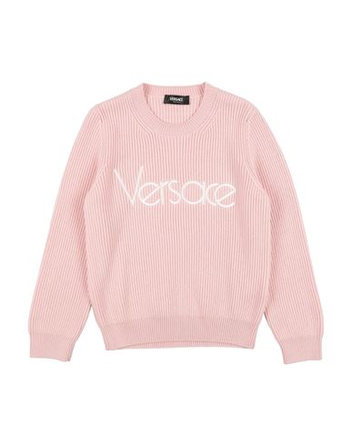 Versace Young Toddler Girl Sweater Pink Size 6 Virgin Wool, Polyester In Pink