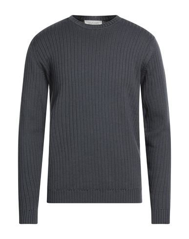 Filippo De Laurentiis Man Sweater Charcoal Size 40 Merino Wool In Gray