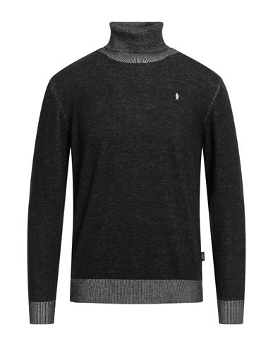 Rollkragenpullover Herren Braungrau L Herren