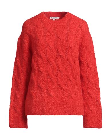 Dorothee Schumacher Woman Sweater Red Size 5 Mohair Wool, Wool, Polyamide, Elastane In Red