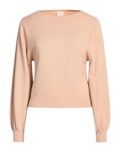 Siste's Woman Sweater Blush Size L Viscose, Pbt - Polybutylene Terephthalate, Nylon In Pink