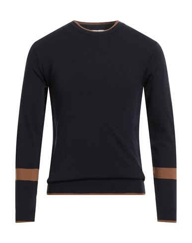 Alessandro Gilles Man Sweater Black Size M Polyacrylic, Merino Wool, Polyamide, Elastane In Black