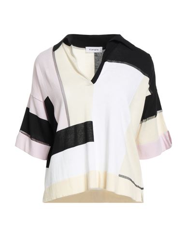 Kangra Cashmere Kangra Woman Sweater Black Size 14 Cotton In Neutral