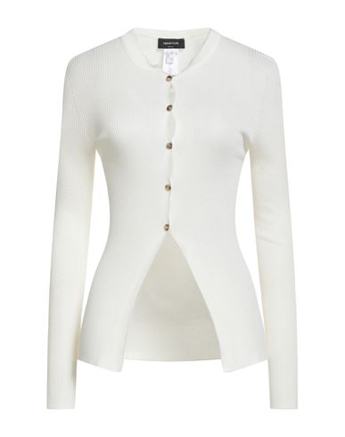 Fabiana Filippi Woman Cardigan Ivory Size 4 Silk, Cotton In White
