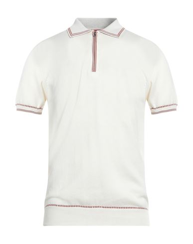 Daniele Fiesoli Man Sweater Ivory Size L Cotton In White
