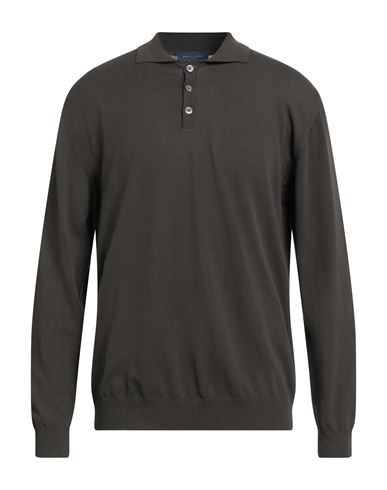 Daniele Fiesoli Man Sweater Dark Brown Size Xxl Cotton In Brown