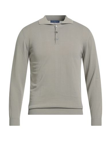 Daniele Fiesoli Man Sweater Khaki Size S Cotton In Gray