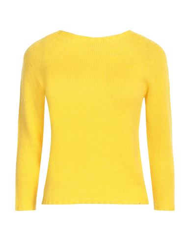 Fabiana Filippi Woman Sweater Yellow Size 8 Cashmere In Yellow