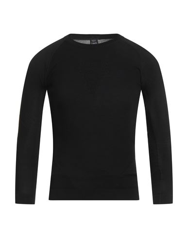 Uyn Man Sweater Black Size S/m Polyamide, Lyocell, Polyester, Polypropylene, Cashmere In Black