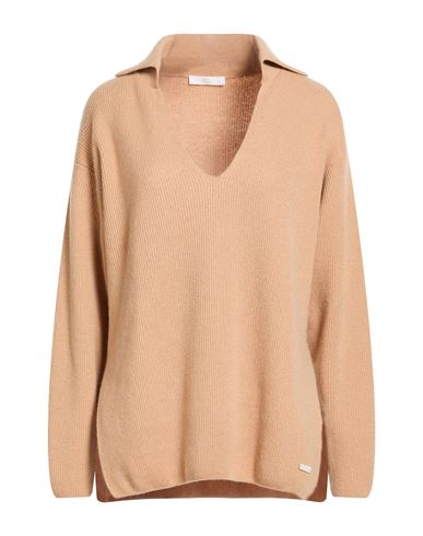 Fedeli Woman Sweater Sand Size 4 Cashmere In Neutral