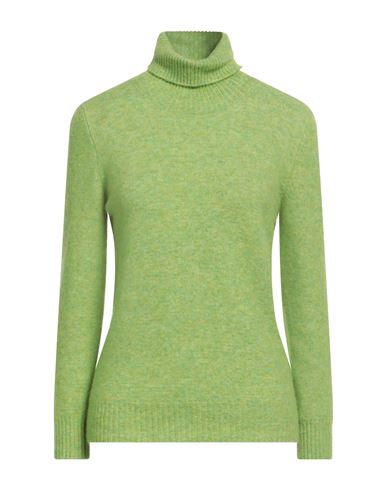 Panicale Woman Turtleneck Light Green Size 8 Polyamide, Wool, Alpaca Wool, Elastane In Green