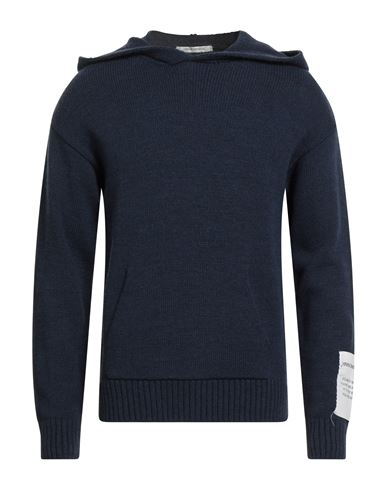 Hinnominate Man Sweater Midnight Blue Size S Acrylic, Polyester In Blue