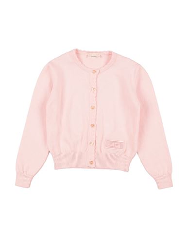 Elisabetta Franchi La Mia Bambina Toddler Girl Cardigan Pink Size 5 Cotton In Pink