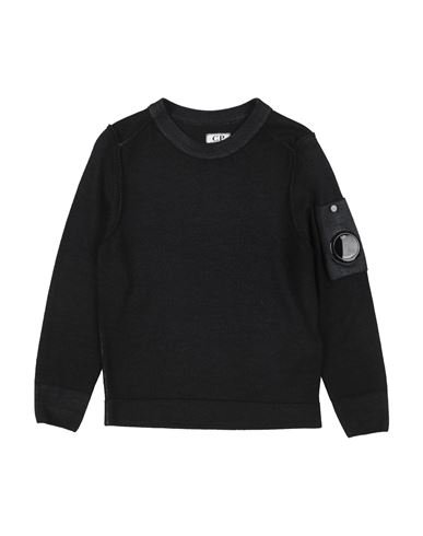 C.p. Company Undersixteen C. P. Company Undersixteen Toddler Boy Sweater Black Size 6 Wool In Black