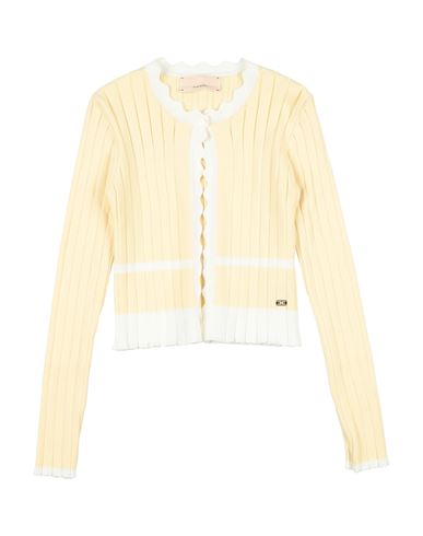Elisabetta Franchi La Mia Bambina Toddler Girl Cardigan Pastel Yellow Size 4 Viscose, Polyester In Yellow