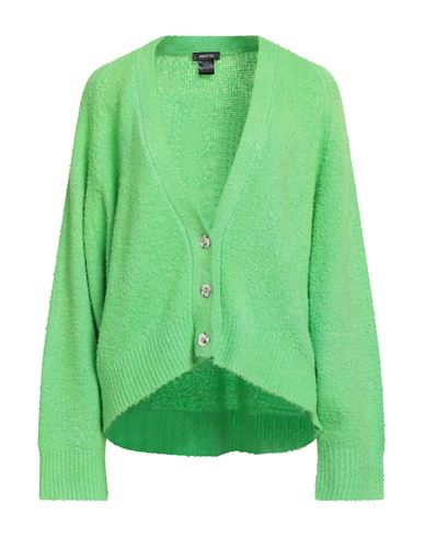 Avant Toi Woman Cardigan Lime Green Size M Cotton, Polyamide, Elastane, Viscose In Green