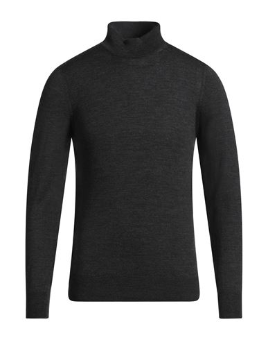 Stile Latino Man Turtleneck Grey Size 44 Wool In Black