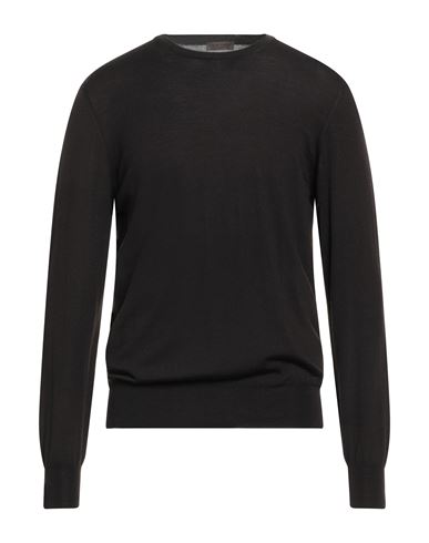 Stile Latino Man Sweater Dark Brown Size 38 Wool In Multi