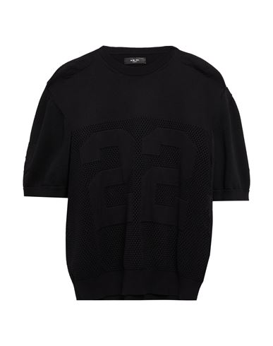 Amiri Man Sweater Black Size L Cotton In Black