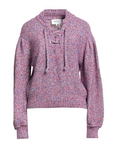 Ba&sh Ba & Sh Woman Sweater Purple Size 3 Cotton, Polyamide, Wool, Alpaca Wool In Purple