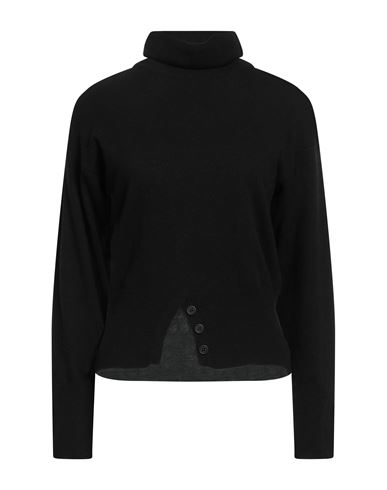 N.o.w. Andrea Rosati Cashmere N. O.w. Andrea Rosati Cashmere Woman Turtleneck Black Size S Wool, Viscose, Nylon, Cashmere