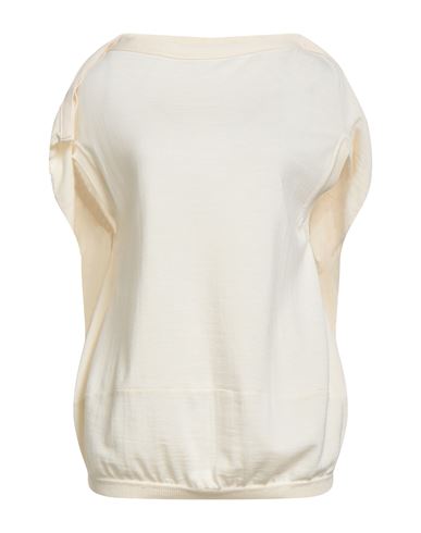Comme Des Garçons Woman Sweater Beige Size M Wool In Neutral