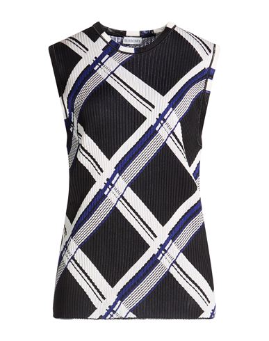 Burberry Woman Sweater Blue Size M Silk In Blue