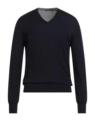 Viadeste Per Anteprima Man Sweater Midnight Blue Size 48 Virgin Wool