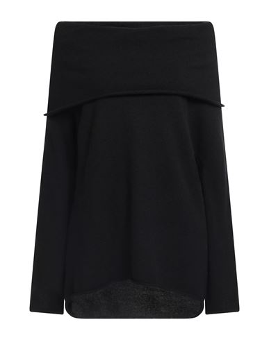 Vanisé Woman Turtleneck Black Size 4 Cashmere In Black