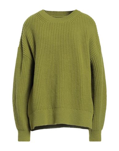 Barbour Coast To Country Woman Sweater Lime Green Size 12 Wool, Polyamide In Green