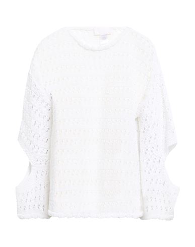 Vanisé Woman Sweater White Size 8 Cotton In White