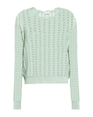 Ballantyne Woman Sweater Light Green Size 8 Cotton