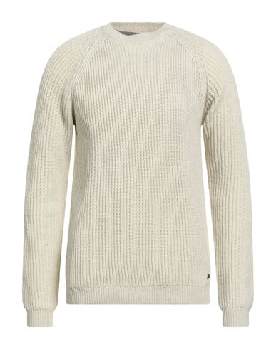 Yes Zee By Essenza Urban Man Sweater Beige Size 3xl Polyester, Acrylic, Nylon, Merino Wool In White
