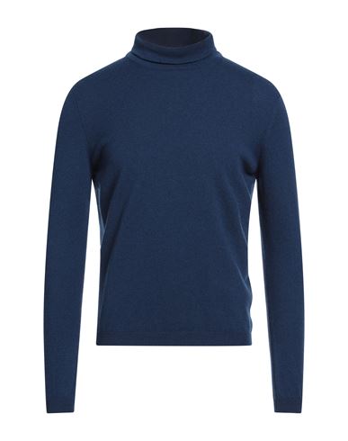 Stile Latino Man Turtleneck Blue Size 44 Cashmere, Wool