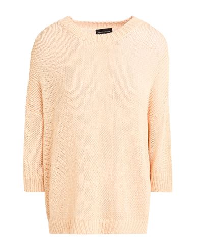 Roberto Collina Woman Sweater Sand Size M Cotton, Polyamide In Neutral