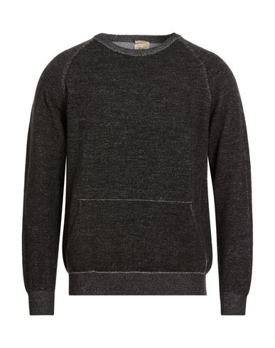 H953 Man Sweater Charcoal Size 40 Wool, Cotton, Cashmere In Gray