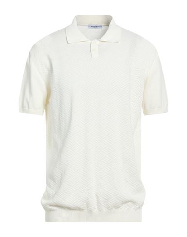 Wool & Co Man Sweater Cream Size 3xl Cotton In White