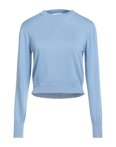 Daniele Fiesoli Collezione N_01 Woman Sweater Light Blue Size M Cotton In Blue