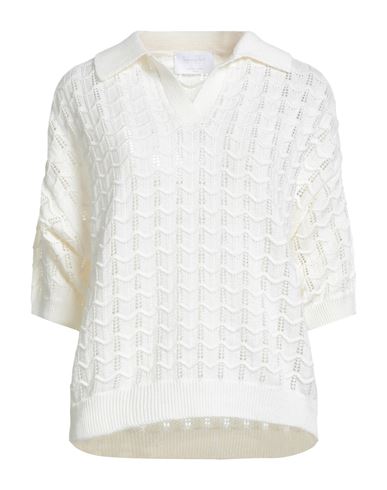 Daniele Fiesoli Collezione N_01 Woman Sweater White Size L Linen, Cotton