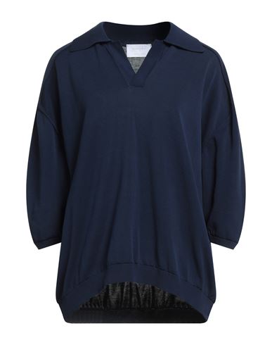 Daniele Fiesoli Collezione N_01 Woman Sweater Navy Size M Cotton In Blue