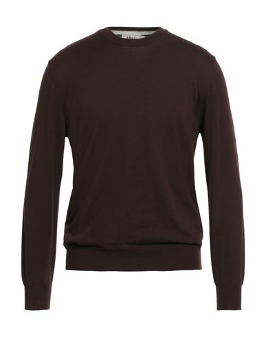 Altea Man Sweater Dark Brown Size M Cotton