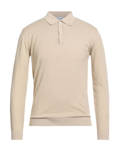 Wool & Co Man Sweater Beige Size Xl Cotton In Neutral