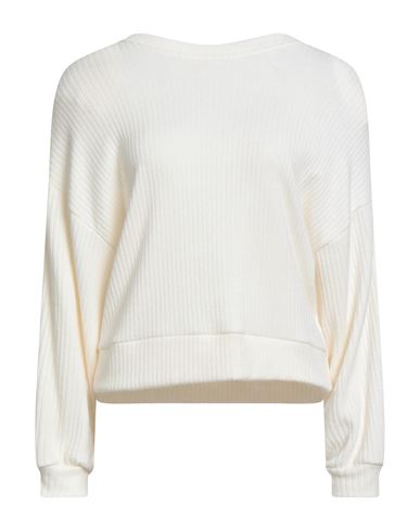 Haveone Woman Sweater Ivory Size M Viscose, Polyester, Polyamide, Elastane In White