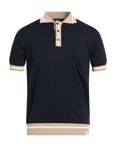 Peuterey Man Sweater Navy Size S Cotton In Blue