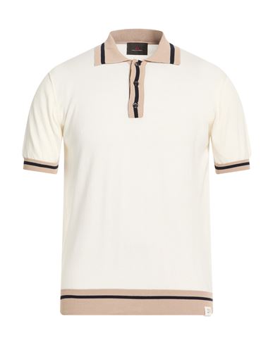 Peuterey Man Sweater Cream Size S Cotton In White