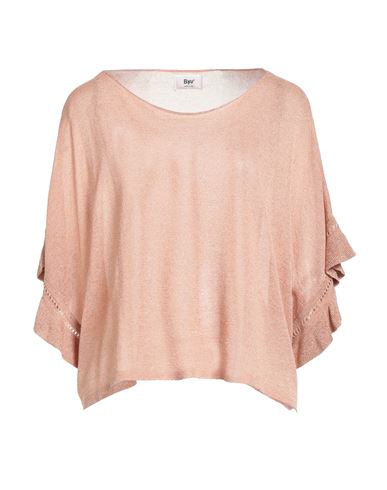 B.yu B. Yu Woman Sweater Copper Size Xl Viscose, Polyamide, Metallic Polyester In Orange